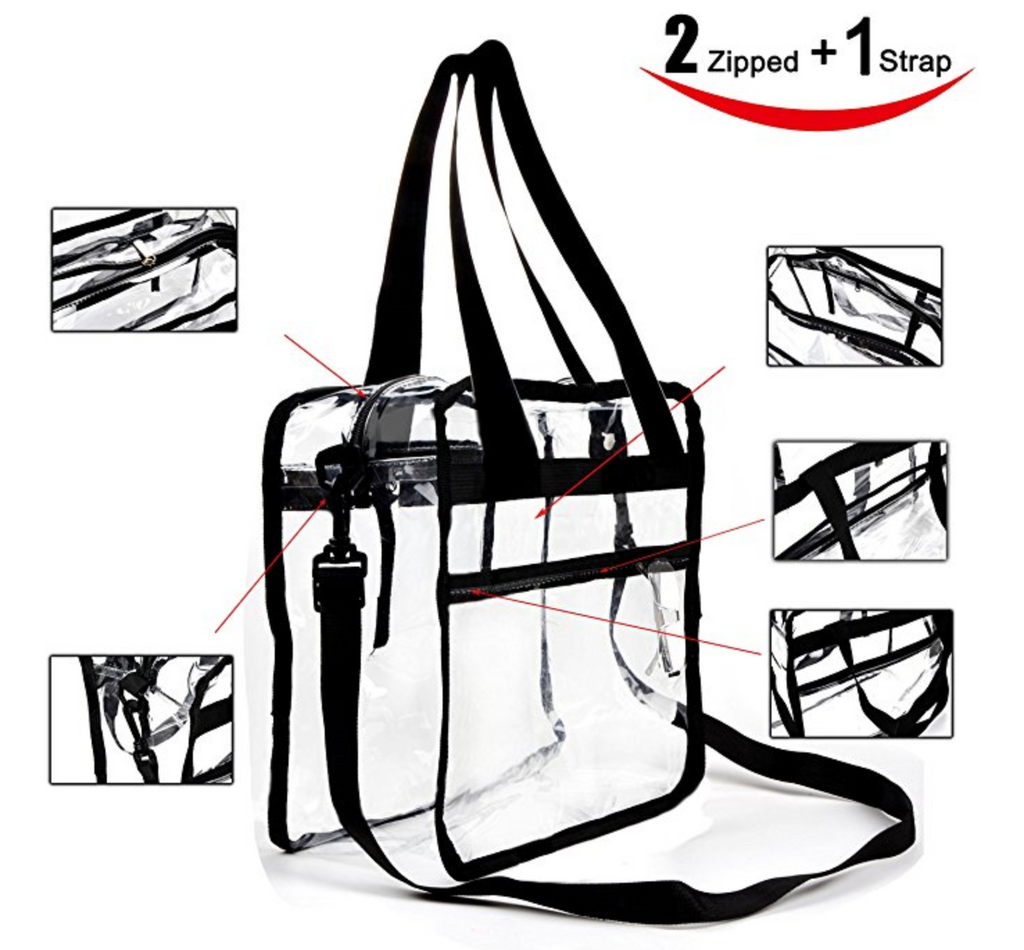 Stackers Clear Stadium Bag
