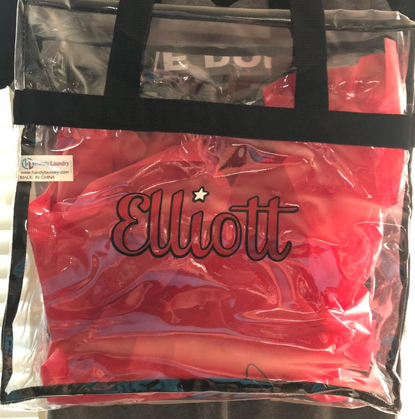 Personalized Clear Stadium Bag