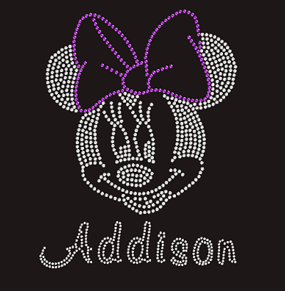 Minnie Mouse Bling Design