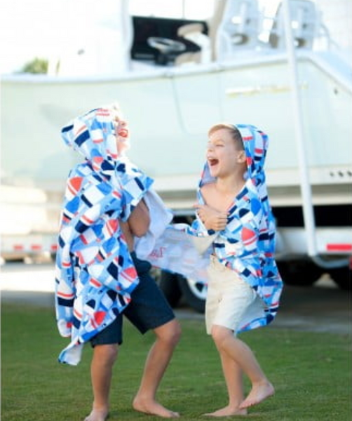 Oh Buoy Kids' Hooded Towel