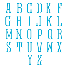Fishtail Monogram Font