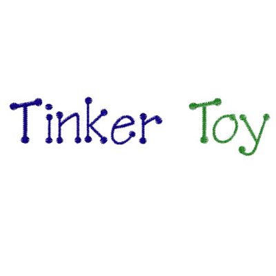 Tinker Toy Font